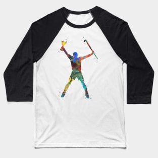 Hockey Player Baseball T-Shirt